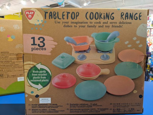 PLAYGO - RECYCLED PLASTIC - TABLETOP COOKING RANGE 13PCS For Cheap