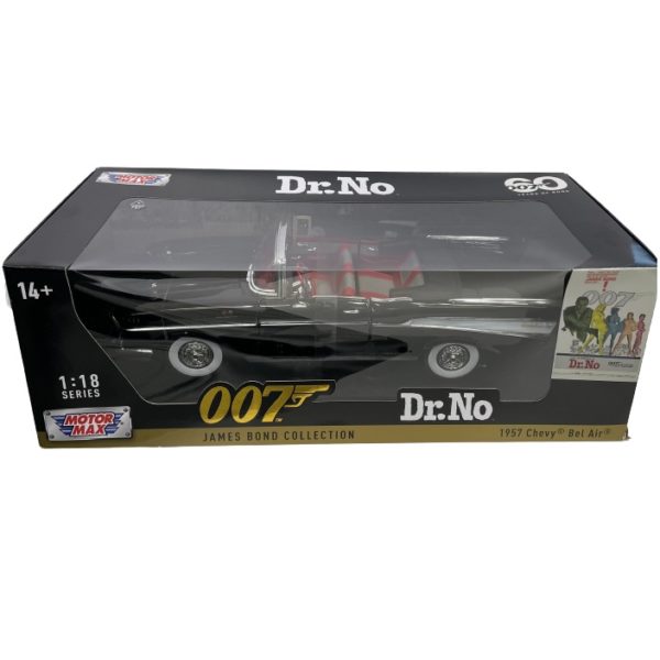 MOTORMAX 1:18 DIECAST MODEL - JAMES BOND  DR. NO  (1962) - 1957 CHEVROLET BEL AIR Supply