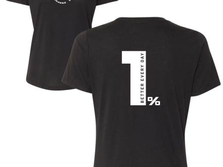 Ladies 1% Better Every Day Tee For Discount