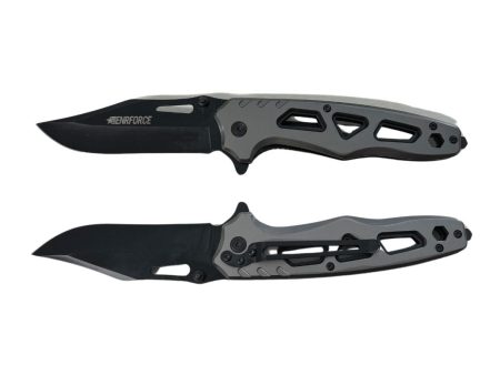 Grey Folding Tactical Knife Cheap