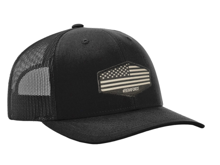 Stars & Stripes Snapback - Black For Cheap