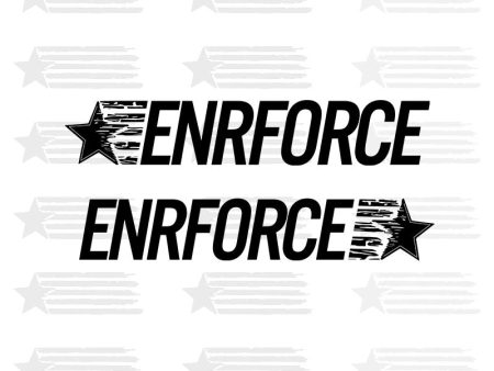 21  Vinyl Enrforce Decals Cheap