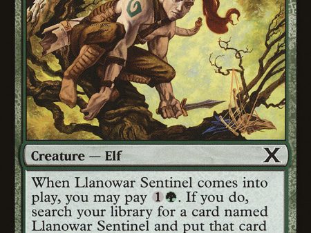 Llanowar Sentinel [Tenth Edition] on Sale