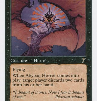 Abyssal Horror [Seventh Edition] on Sale