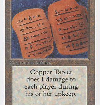 Copper Tablet [Unlimited Edition] For Sale